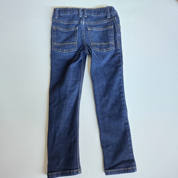 Cat & Jack Boys Skinny Dark Wash Elastic Waist Jeans Size 6 - Picture 6 of 6